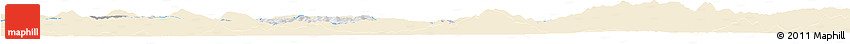 Classic Style Horizon Map of Cadca, single color outside