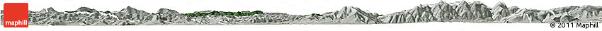Satellite Horizon Map of Cadca, lighten, semi-desaturated