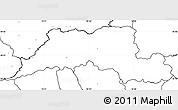 Blank Simple Map of Cadca, no labels