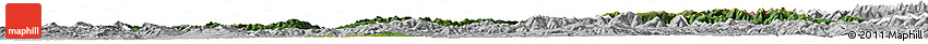 Satellite Horizon Map of Zilina, lighten, desaturated