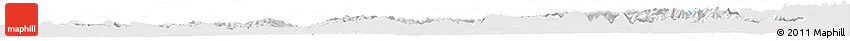 Silver Style Horizon Map of Zilina, single color outside