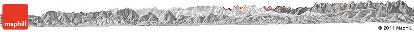Gray Horizon Map of Liptovsky Mikulas