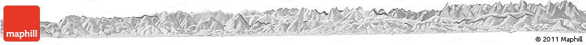 Silver Style Horizon Map of Liptovsky Mikulas