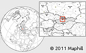 Blank Location Map of Martin, highlighted country, highlighted parent region