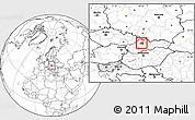 Blank Location Map of Martin, highlighted parent region