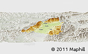 Physical Panoramic Map of Martin, lighten, semi-desaturated