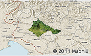 Satellite 3D Map of Ajdovscina, shaded relief outside