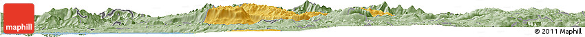 Savanna Style Horizon Map of Ajdovscina