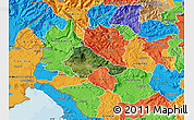 Satellite Map of Ajdovscina, political outside