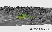 Satellite Panoramic Map of Ajdovscina, desaturated