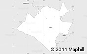 Silver Style Simple Map of Beltinci