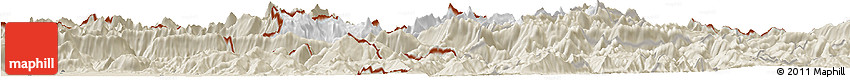 Classic Style Horizon Map of Bovec