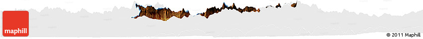 Physical Horizon Map of Bovec, single color outside