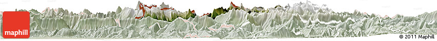 Satellite Horizon Map of Bovec, lighten