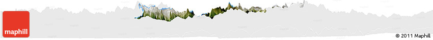 Satellite Horizon Map of Bovec, single color outside