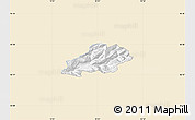Classic Style Map of Bovec, single color outside