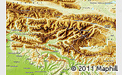 Physical Map of Bovec