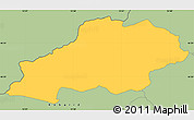 Savanna Style Simple Map of Bovec