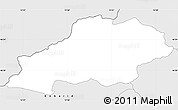 Silver Style Simple Map of Bovec