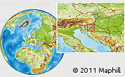 Physical Location Map of Brezice