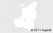 Silver Style Simple Map of Brezice
