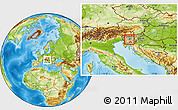 Physical Location Map of Brezovica