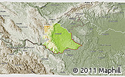 Physical 3D Map of Crnomelj, semi-desaturated