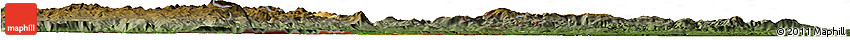 Physical Horizon Map of Crnomelj, darken