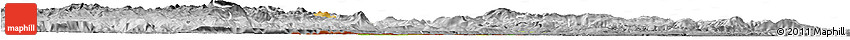 Physical Horizon Map of Crnomelj, desaturated
