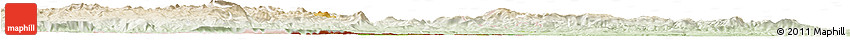 Physical Horizon Map of Crnomelj, lighten