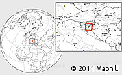 Blank Location Map of Crnomelj
