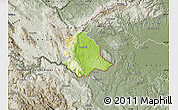 Physical Map of Crnomelj, semi-desaturated