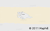 Classic Style Panoramic Map of Crnomelj, single color outside