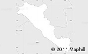 Silver Style Simple Map of Dobrepolje