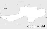 Silver Style Simple Map of Dol Pri Ljubljani