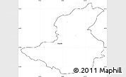 Blank Simple Map of Domzale, cropped outside