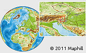 Physical Location Map of Dravograd