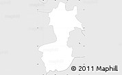 Silver Style Simple Map of Gorisnica