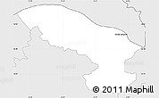 Silver Style Simple Map of Gornja Radgona