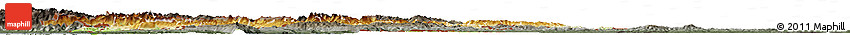 Physical Horizon Map of Slovenia, darken, semi-desaturated