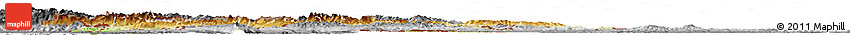 Physical Horizon Map of Slovenia, desaturated