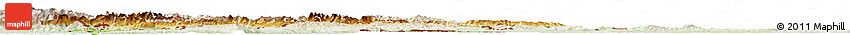 Physical Horizon Map of Slovenia, lighten
