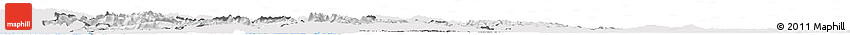 Silver Style Horizon Map of Slovenia, single color outside