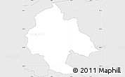 Silver Style Simple Map of Hrastnik