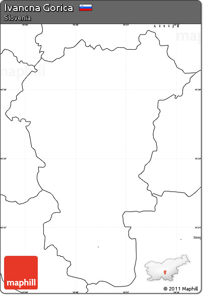 Blank Simple Map of Ivancna Gorica