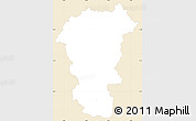 Classic Style Simple Map of Ivancna Gorica, single color outside