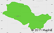 Political Simple Map of Jesenice, single color outside