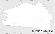 Silver Style Simple Map of Kidricevo