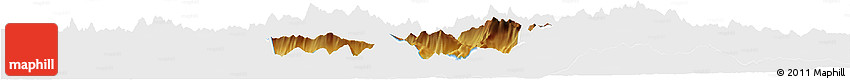 Physical Horizon Map of Kobarid, single color outside