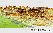 Physical Panoramic Map of Kobarid